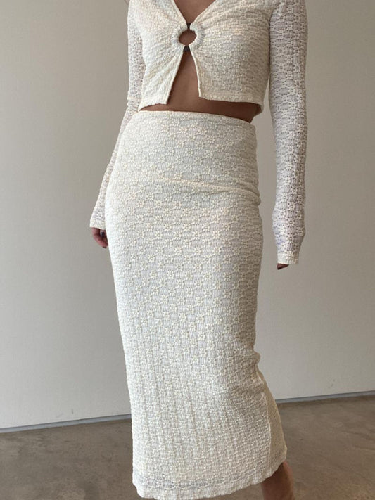 Floral Midi Skirt