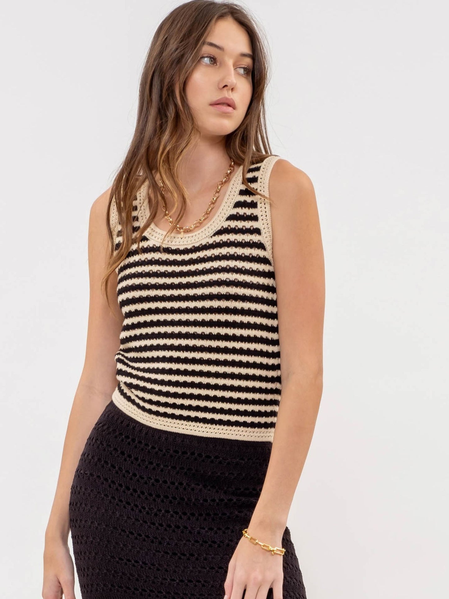 Topanga Girl Crochet Tank