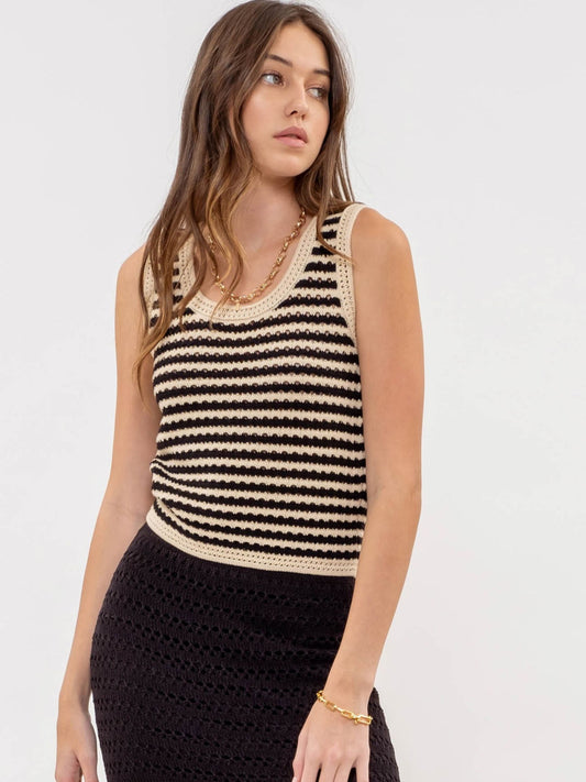 Topanga Girl Crochet Tank
