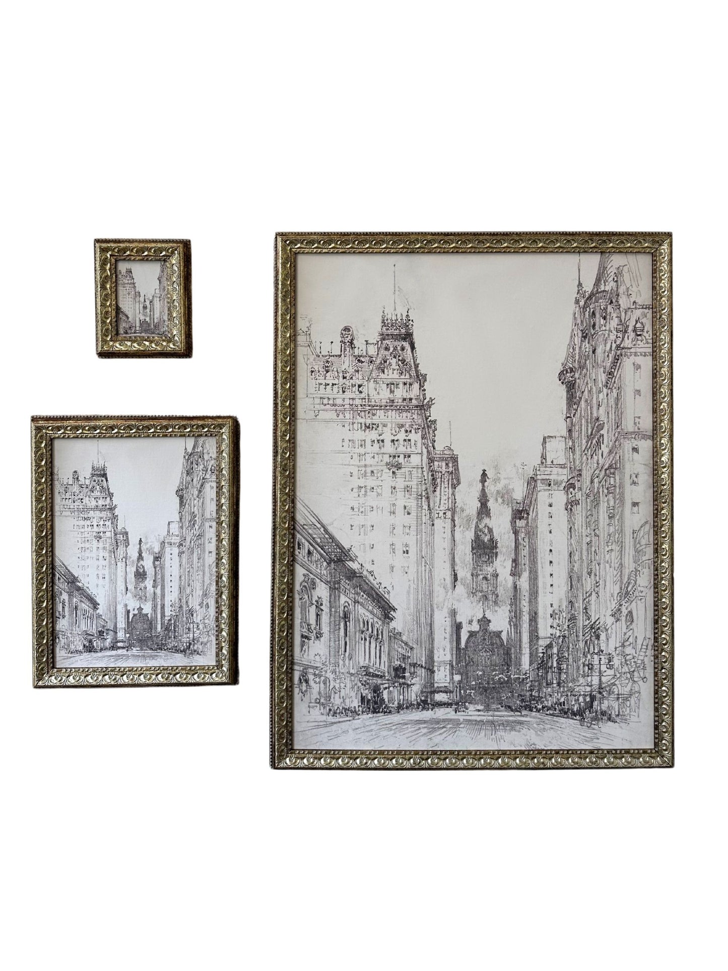 NY Sketch Framed Picture