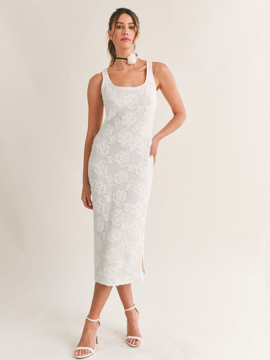 Brittany Textured Midi Dress