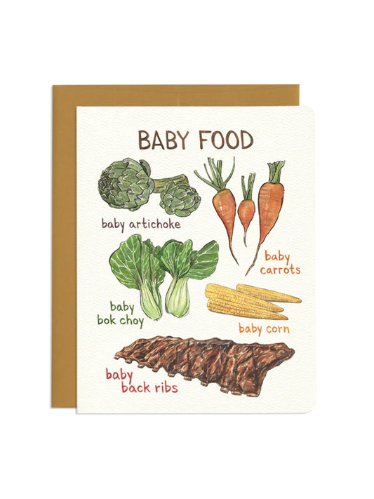 Baby Food Card