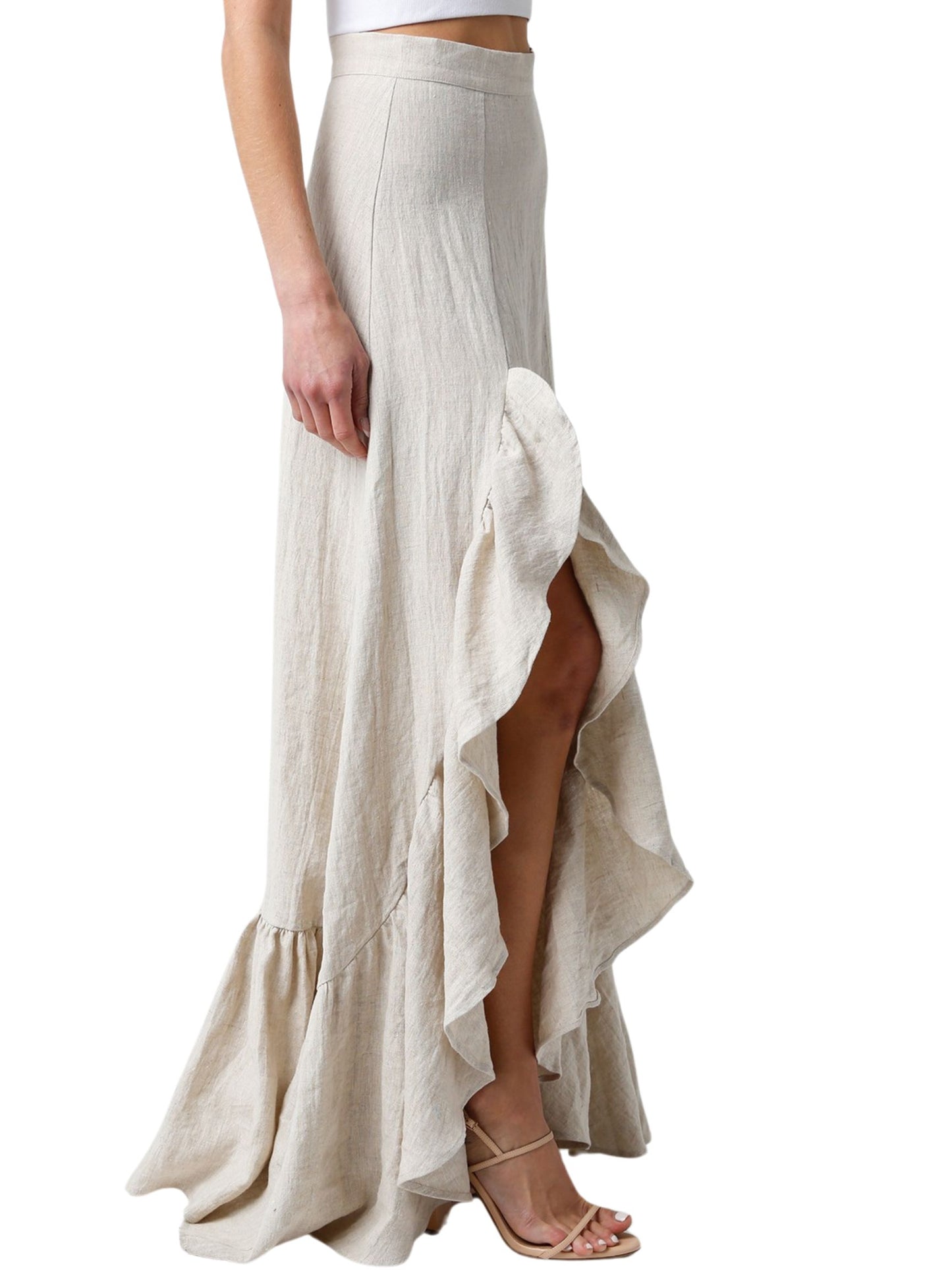 Giselle Linen Maxi Skirt