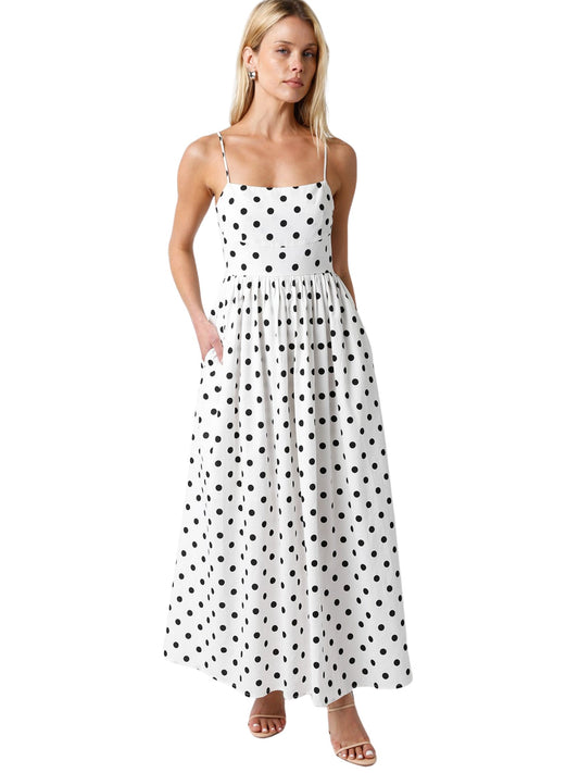 Polka Dot Maxi Dress