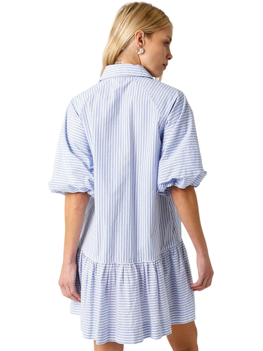 Blue & White Dress