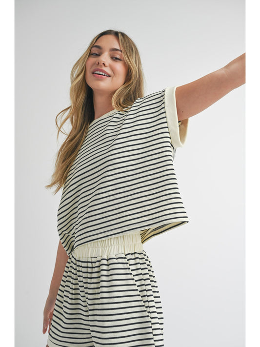 Taylor Stripe Knitted Top