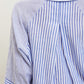Cotton Collar Stripe Top
