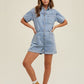 Denim Utility Shortalls