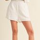 Everyday White Linen Shorts