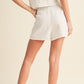 Everyday White Linen Shorts