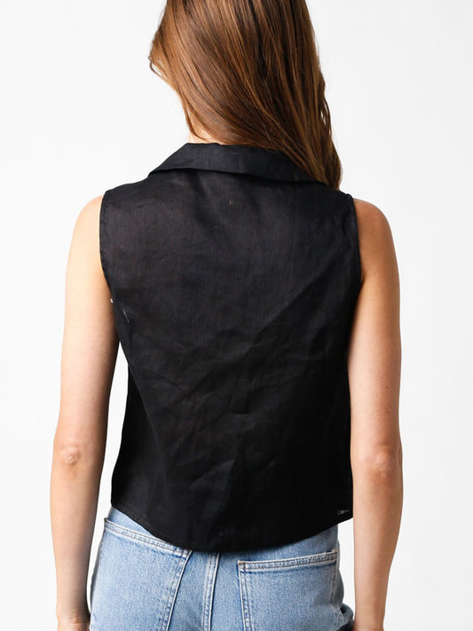 Lake Tahoe Linen Vest