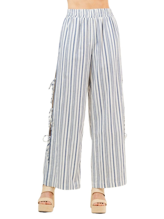 Gianna Side Tie Linen Pants