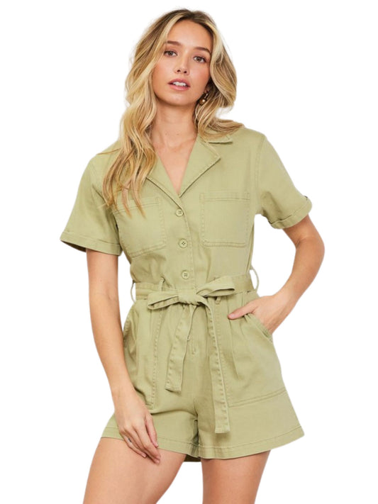 Sweet Pea Utility Romper