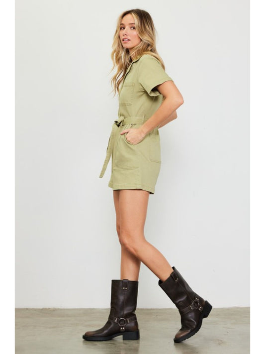 Sweet Pea Utility Romper
