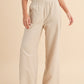 Cotton Striped Relaxed Pants