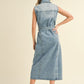 Brianna Denim Maxi Dress