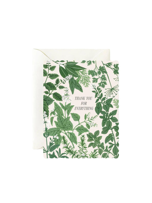 Herb Garden Thank You Card