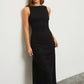 Fish Net Knit Maxi Dress