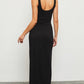 Fish Net Knit Maxi Dress