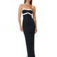 Contrasting Maxi Tube Dress