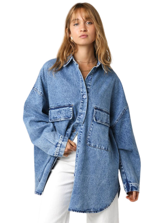 Finley Oversized Denim Shirt