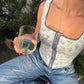 Bluebell Floral Corset Top