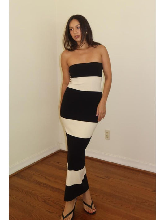 Emerson Strapless Knit Maxi Dress