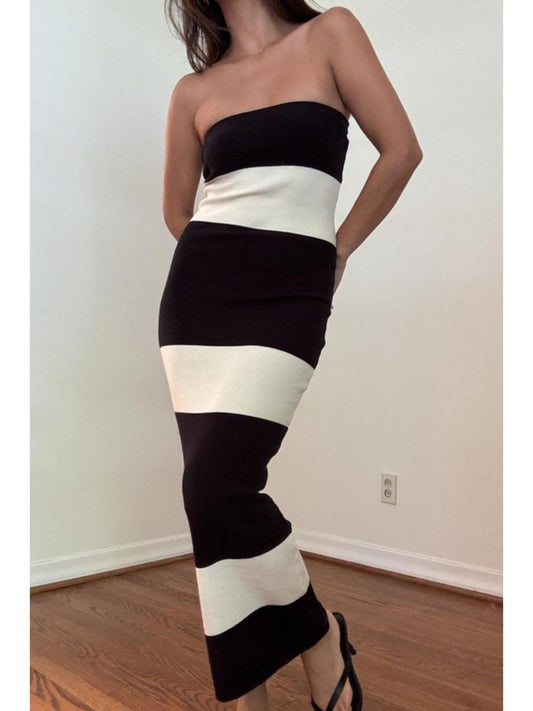 Emerson Strapless Knit Maxi Dress