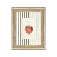 Strawberries on Stripes Framed Picture