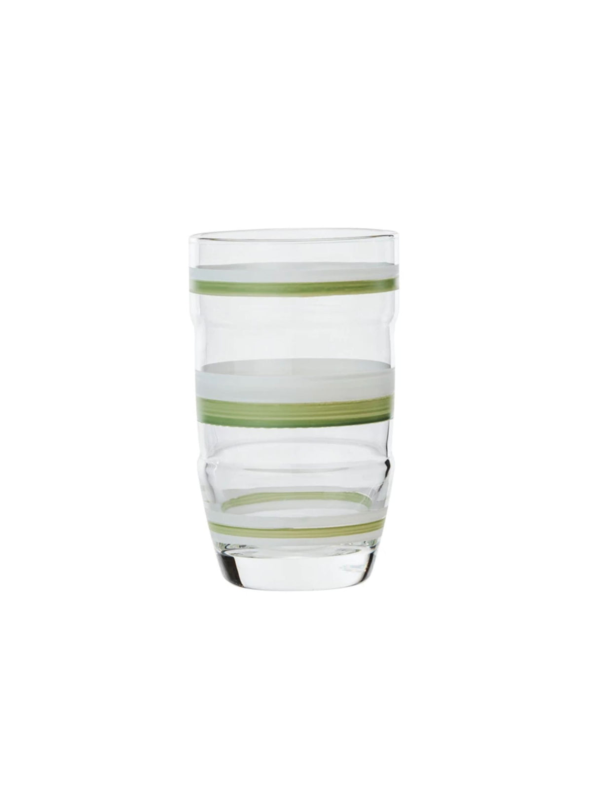 Reproduction Glass 14 oz. Vintage Reproduction Drinking Glass w/ Hand-Painted Stripes ...
