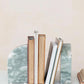 Marble Bookends, Green Melange (Pick-Up ONLY)