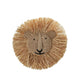 Paper Rope & Dried Raffia Lion Head Wall Décor