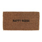 Natural Coir Doormat "HAPPY HOUSE" - Pick Up Only