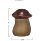 Stoneware Mushroom Canister