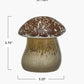 Stoneware Mushroom Canister