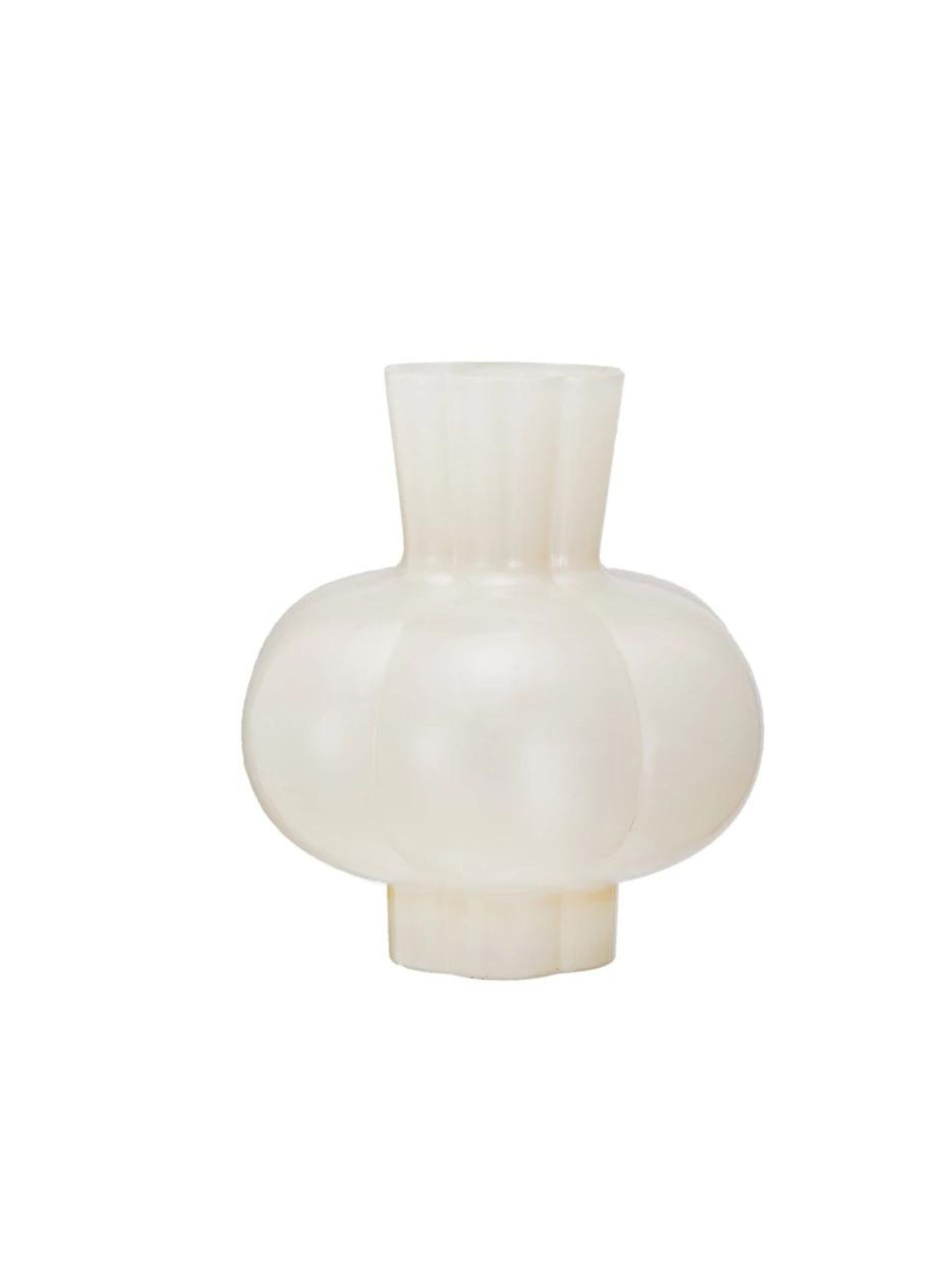 Glass Pleated Vase (Pick-Up ONLY)