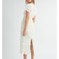 Ruffle Smocked Midi Dress