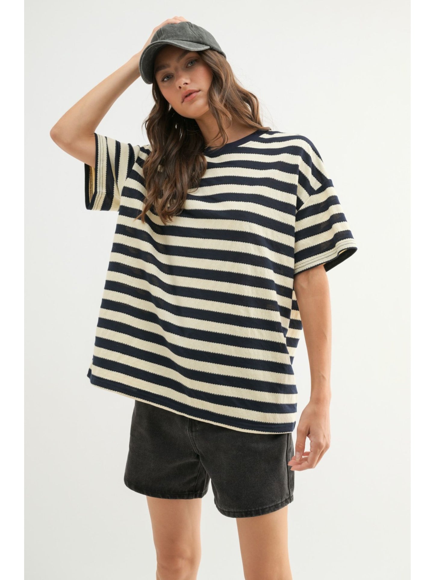 Stripe Oversized Tee