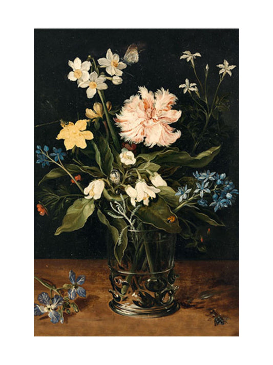 9x12" Bouquet In Vase Print