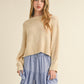 Jess Ballon Sleeve Sweater Top