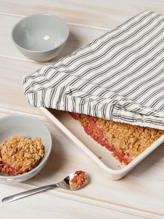 Ticking Stripe Baking Dish Cover
