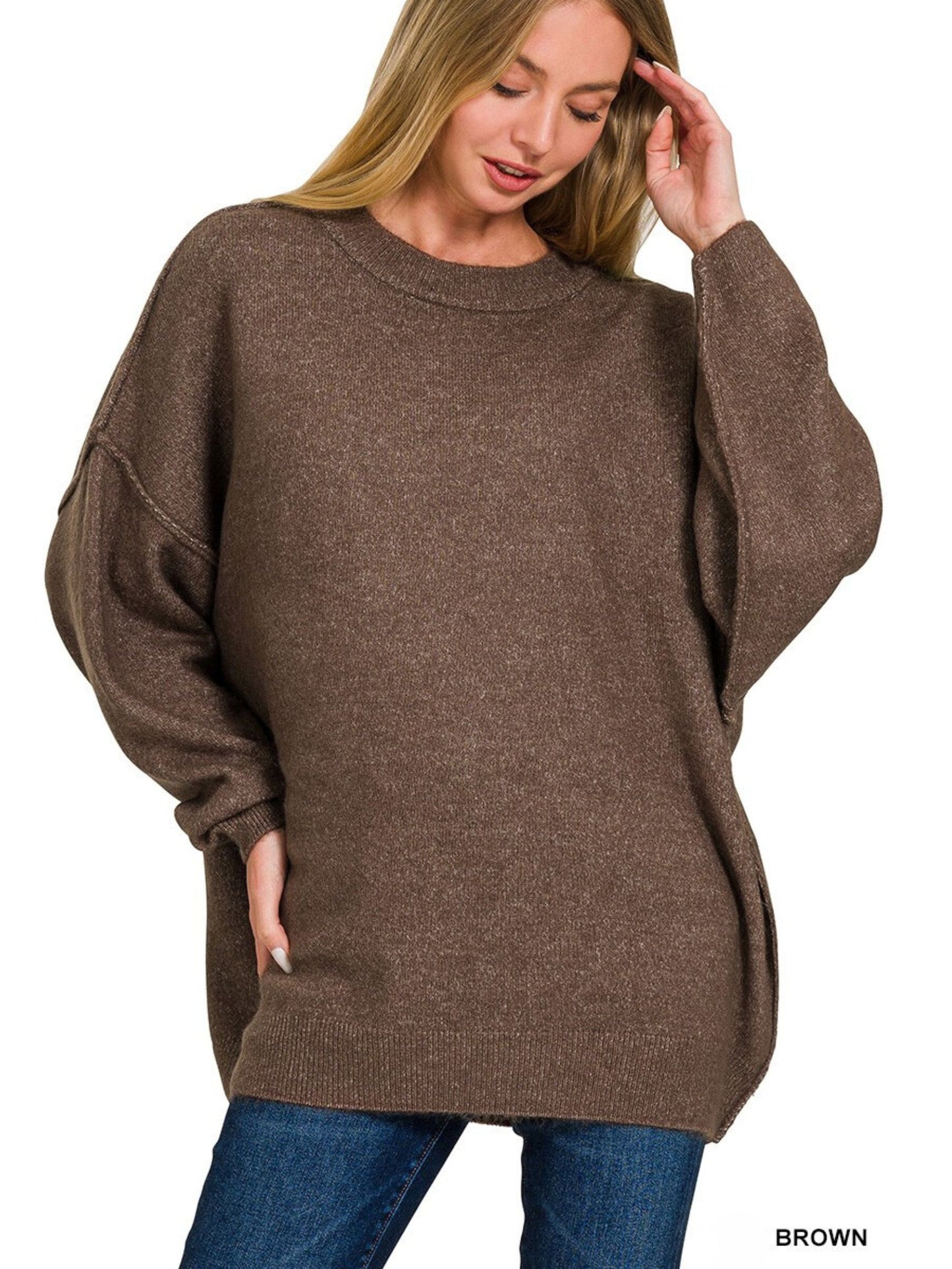 Oversized Melange Sweater
