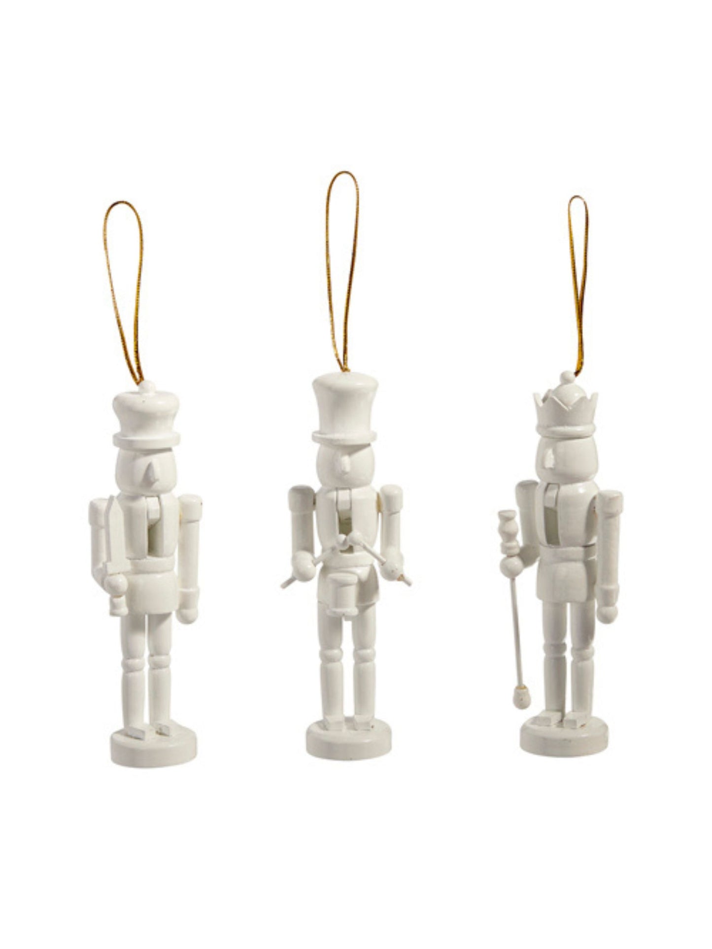 White Nutcracker Ornament