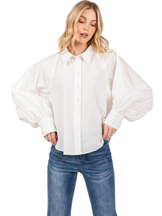 Carolina Balloon Sleeve Top