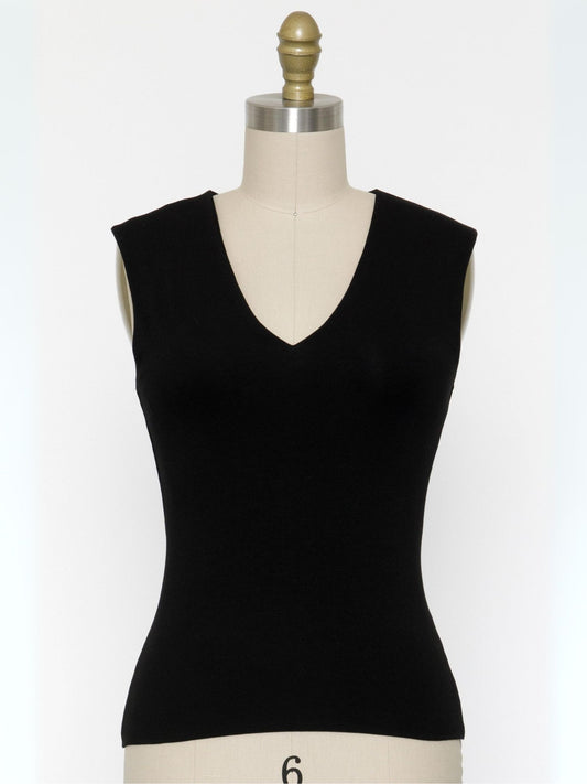 Cotton V-Neck Tank