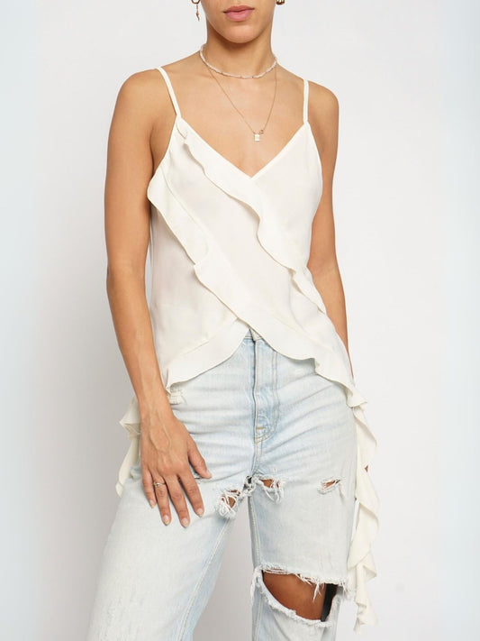 Bias Ruffle Cami