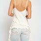 Bias Ruffle Cami