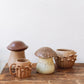 Stoneware Mushroom Canister
