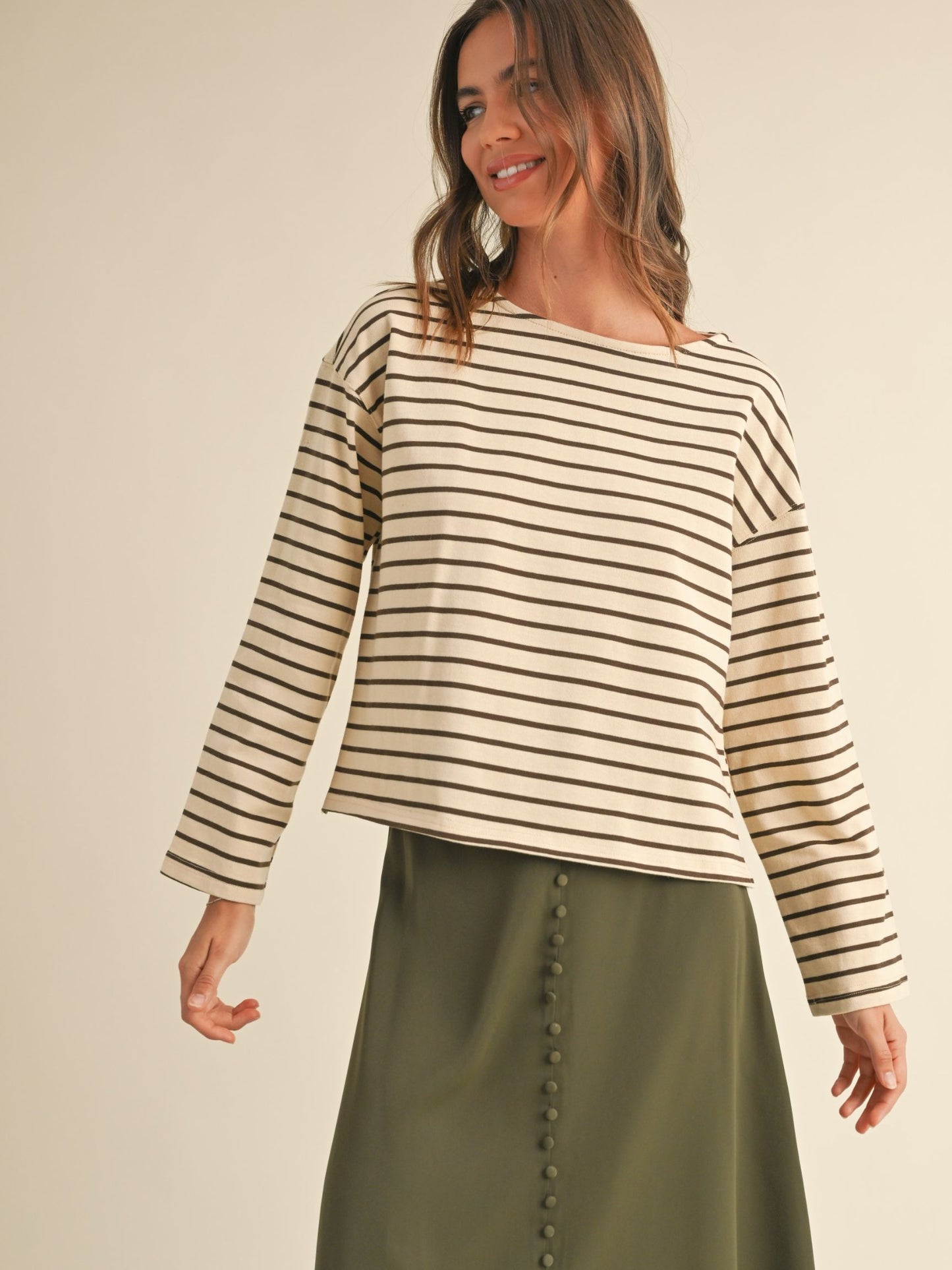 The Everyday Stripe Long Sleeve Top