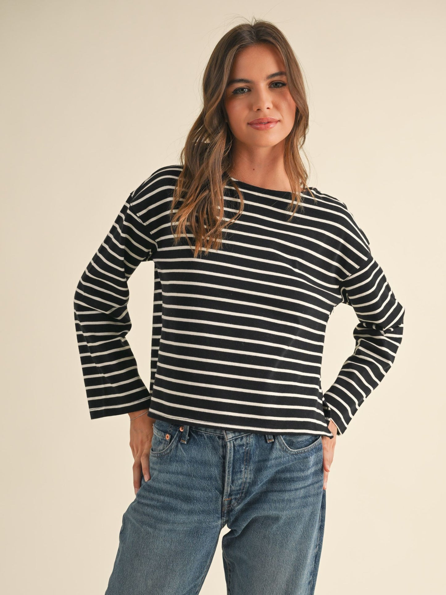 The Everyday Stripe Long Sleeve Top